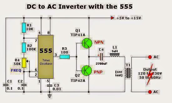 555 Timer Circuit Electrical Basic School